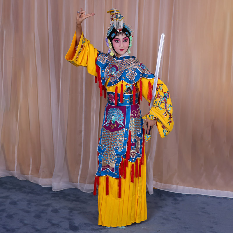 抚宁霸王别姬虞姬服 软绉别姬服